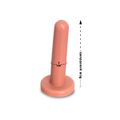 *Plug Dilatador Anal/Vaginal 9cm (P002-18044) - Bege