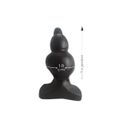 *Plug Silicone 3 Esferas 11cm (P5953) - Preto
