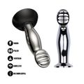 *Plug em Aço Recarregável Com Controle VP (PL092) - Cromado