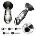 *Plug em Aço Recarregável Com Controle VP (PL093-CZPL93) - Cromado