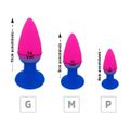 * Kit Plug Com Ventosa VP (PL095-CZPL95) - Colorido