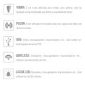 Plug de Silicone Com Vibro e Led (PL190) - Preto