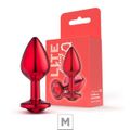 Plug De Metal M Lite Plug (SF257-ST934) - Vermelho