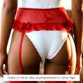 *Cinta Liga Saia -(SK0733) - Vermelho