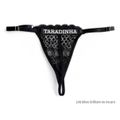 Calcinha Preta Personalizada Treacy (ST118) - Taradinha