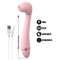 *Vibrador Recarregável com Pulsação (SU044-CZSU44) - Rosa
