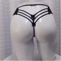 Calcinha Luxo Para Personalização Com Tira Removível - (TO036) - Preto