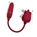 Estimulador Recarregável Formato de Rosa Man Ting VP (VB124) - Vermelho