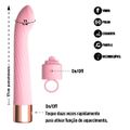 Vibrador Recarregável com Estimulador VP(VB149-VMVB149) - Rosa
