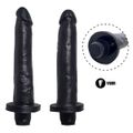 *Prótese 18x12cm Com Vibro (VB30003) - Preta