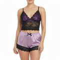 *Baby Doll Ivete Íntima Delas (ID897-ST861) - Roxo