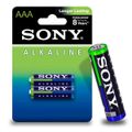 *-Pilha Palito AAA Alcalina 2un Sony (17010) - Padrão