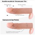 Capa Peniana De 11cm Para 17cm Com Extensor SI (1183-CA037A) - Bege