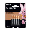 Pilha Palito AAA Alcalina 4un Duracell (17238) - Padrão