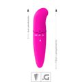 Vibrador Ponto G Linha Color Aveludado SI (5131) - Magenta