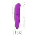 Vibrador Ponto G Linha Color Aveludado SI (5131) - Roxo