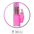 Vibrador Rotativo Com Estimulador Coelho Fascination SI (5377) - Rosa