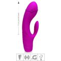 Vibrador Ponto G Recarregável Com Estimulador Tim SI (5943) - Magenta