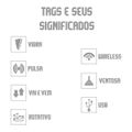 *Prótese 14x11cm Com Ventosa Rotativa Vai e Vem SI (6034) - Bege