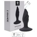 Plug de Silicone Com Vibro e Rotação Whirlwind SI (7123) - Preto