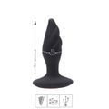 Plug de Silicone Com Vibro e Rotação Whirlwind SI (7123) - Preto