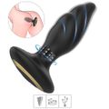 Plug de Silicone Com Vibro e Rotação Whirlwind SI (7123) - Preto