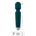 Massageador Recarregável Varinha Mágical SI (7167) - Verde