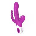 Vibrador Ponto G e Clitóris 3 Em 1 Eros - (7392) - Magenta