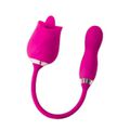Estimulador Recarregável Formato de Rosa Flowery SI (7867) - Magenta