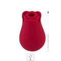 Vibrador Com Sucção Formato de Rosa Sucking SI (8204) - Vermelho