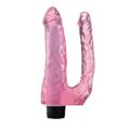 Prótese Dupla Com Vibro Double Experience SI (8219) - Rosa