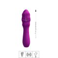 Vibrador Texturizado na Ponta Recarregável SI (8269) - Roxo