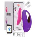 Vibrador de Calcinha Via APP Slow SI (8288) - Roxo