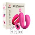 .Vibrador Recarregável Com Controle Sex Massager (DB074) - Rosa