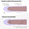 *Capa Peniana de 12cm Para 13cm-(DE3561) - Roxo