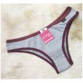 *Calcinha de Viscose Celeste (DR0066) - Cinza