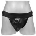 Cueca Jockstrap em Corino (GS1100) - Preto