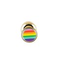 Plug Metálico M Pride Hard (HA175) - Dourado