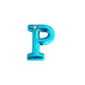 Letras Para Personalização de Plug Azul - (HA180A) - P