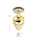 Plug Metálico P Personalittè (HA185) - Dourado