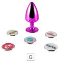 Plug Metálico G Personalittè (HA187) - - Lilás