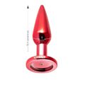 Plug Metálico Slim Personalitté (HA188) - Vermelho