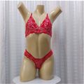 Conjunto Beleza - (ID1133) - Rubi c/ Branco