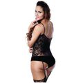 *Body Stocking Rendado SI (SX117) - Preto