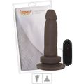 Prótese 13x11cm Com Vibro Tom Classic Upper (UP859-2) - Marrom