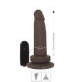Prótese 13x11cm Com Vibro Tom Classic Upper (UP859-2) - Marrom