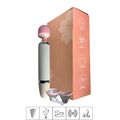 Massageador Varinha Com Estimulador Língua e Sucção (YSFG211) - Branco c/ Rosa 