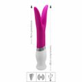 *Vibrador Lily Ponta Dupla Recarregável VP (DB027-15400) - Rosa