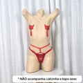 Calcinha Aberta (LG004) - Vermelho