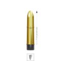 *Vibrador Personal Metálico 11x8cm VP (PS006B-ST323) - Dourado